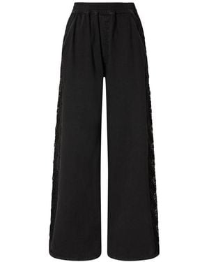 Pinko Wide Trousers - Black