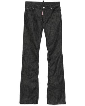 DSquared² Medium-Rise Flared Jeans - Gray