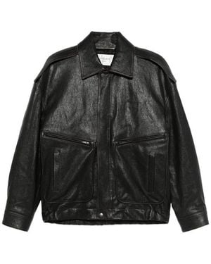 Saint Laurent Leather Jacket - Black