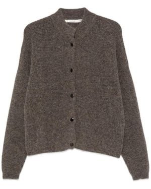 Gestuz Alpha Button-Up Cardigan - Brown