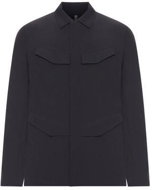 Veilance Flap-Pocket Nylon Jacket - Blue