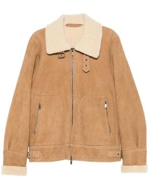 SANTORO Zip-Up Jacket - Natural