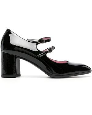 CAREL PARIS Alice 60Mm Leather Mary Jane Shoes - Black