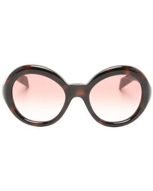 Prada Round-Frame Sunglasses - Pink