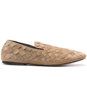 Henderson Guinea Suede Loafers - Brown