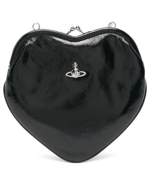 Vivienne Westwood Belle Heart Orb-Detail Tote Bag - Black