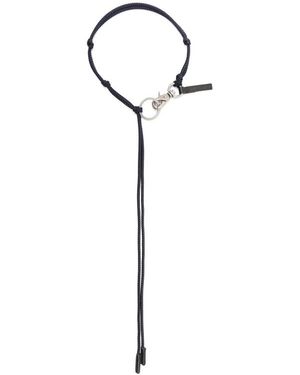Our Legacy Lizard Cord Necklace - Multicolour