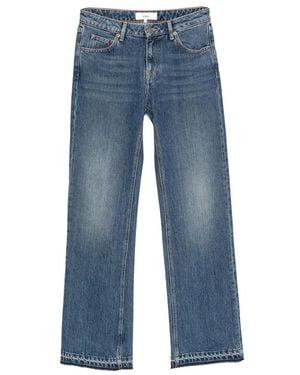 Ba&sh Vana Released-Hem Jeans - Blue
