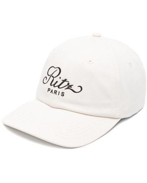 FRAME Logo Embroidery Hat - White