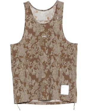 Satisfy Camouflage-Print Vest - Natural