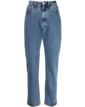 Bally High-Rise Straight-Leg Jeans - Blue