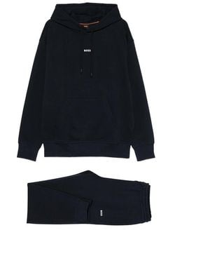 BOSS Hooded Track Pants Set (Set Of Two) - Blue