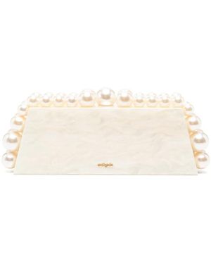 Cult Gaia Neutrals Clutch Bags - Natural