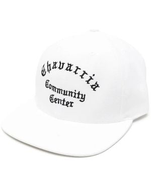 Willy Chavarria Logo-Embroidered Cap - White