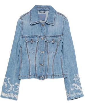 Ermanno Scervino Denim Jackets - Blue