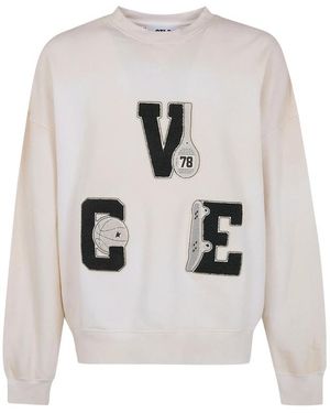 Golden Goose Sweatshirts Neutral - White