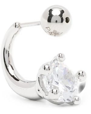 Panconesi Nova Curved Earrings - White