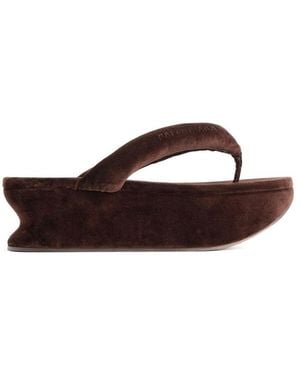 Balenciaga Flip-Flops & Slides - Brown