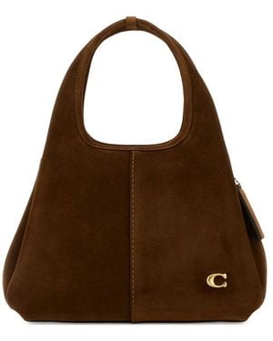 COACH Lana Logo-Detail Shoulder Bag - Brown
