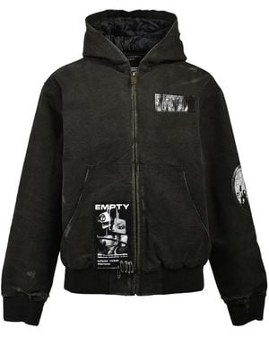 Enfants Riches Deprimes Graphic-Print Hooded Jacket - Black