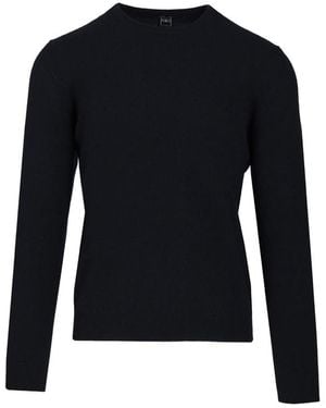 Fedeli Cashmere Crew-Neck Sweater - Blue
