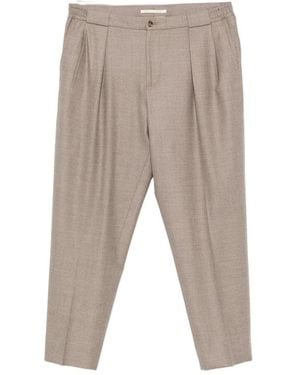 Briglia 1949 Pleated Tapered Trousers - Grey
