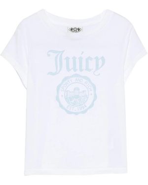 Sporty & Rich Logo-Print T-Shirt - White