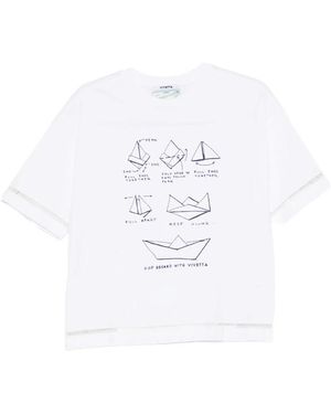 Vivetta Graphic-Print T-Shirt - White