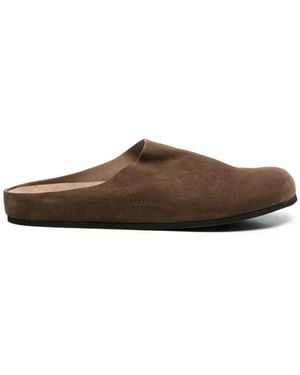 Common Projects Round-Toe Mules - Brown