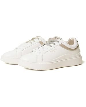 Twinset Leather Trainers - White
