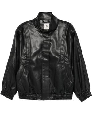 THE GARMENT Elastic-Cuffed Zip-Fastening Jacket - Black