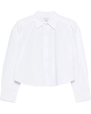 Calvin Klein Cropped Shirt - White