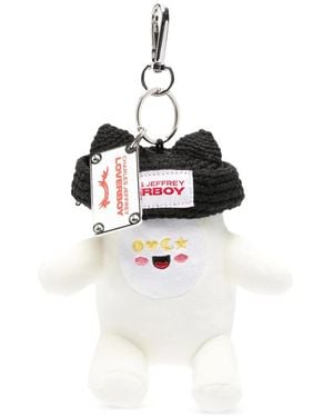Charles Jeffrey Gromlin Plush Keyring - White