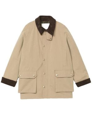 DUNST Waxed Hunting Jacket - Natural