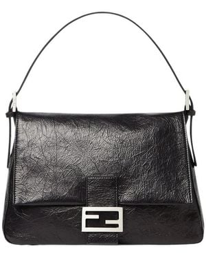 Fendi Flap 26325 Shoulder Bag - Black