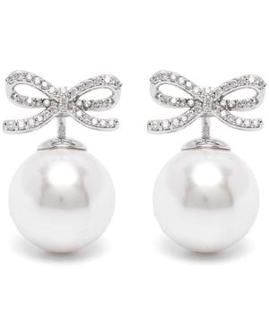 Self-Portrait Earrings - White
