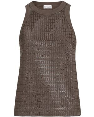 Brunello Cucinelli Tops - Brown