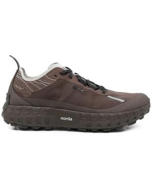 Norda 001A Lace-Up Sneakers - Brown