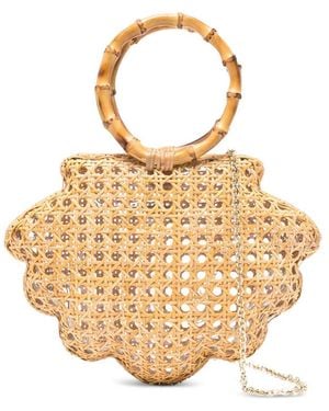 Serpui Ethan Shell Scalloped Tote Bag - Metallic