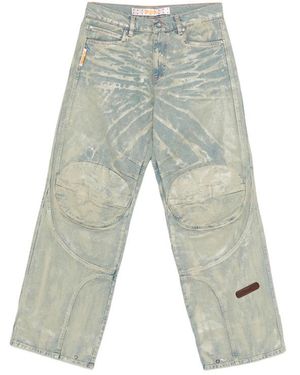 PDF Biker Mice Paneled Jeans - Gray