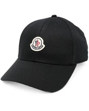 Moncler Logo-Patch Cap - Black