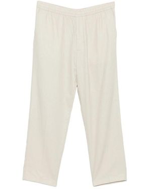 Calvin Klein Straight Trousers - White