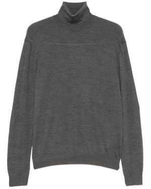 Malo Roll-Neck Long-Sleeve Jumper - Grey
