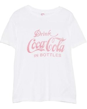 RE/DONE X Coca Cola Graphic-Print T-Shirt - White