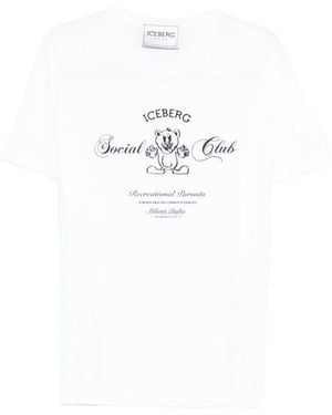 Iceberg Graphic T-Shirt - White