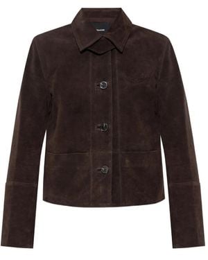 Zadig & Voltaire Lessa Button-Up Jacket - Brown