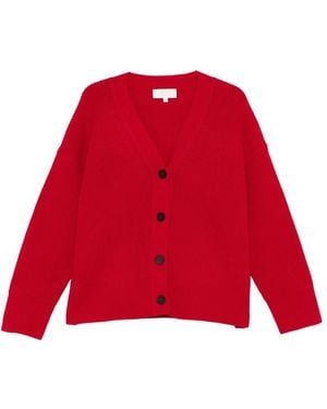 Studio Nicholson Merino Wool Cardigan - Red