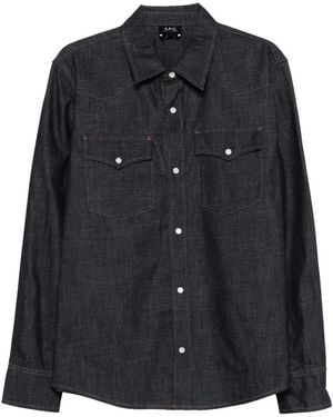 A.P.C. Shirts - Black