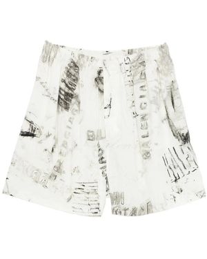 Balenciaga Shorts - White