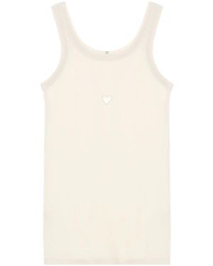 Baserange Cut-Out Tank Top - Natural